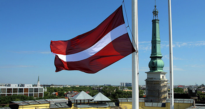 Флаг Республики Латвия