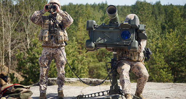 Latvijas Bruņoto spēku pretgaisa aizsardzības sistēma RBS-70. Foto no arhīva Latvijas Bruņoto spēku pretgaisa aizsardzības sistēma RBS-70. Foto no arhīva
