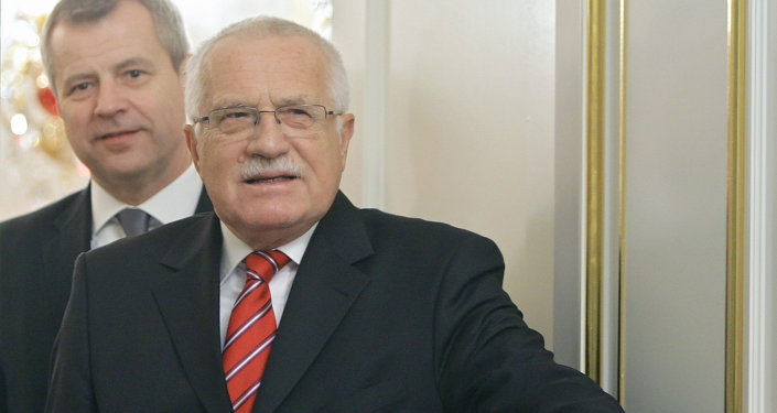 Bijušais Čehijas prezidents Vaclāvs Klauss. Foto no arhīva Bijušais Čehijas prezidents Vaclāvs Klauss. Foto no arhīva