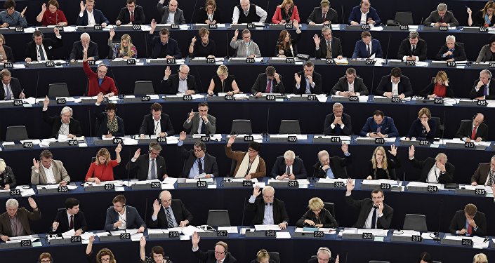 EP locekļi sēdes laikā Strasbūrā. Foto no arhīva EP locekļi sēdes laikā Strasbūrā. Foto no arhīva