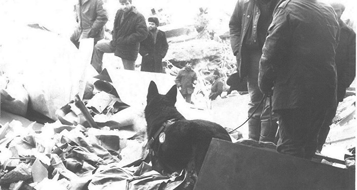 Город Спитак после землетрясения в 1988 году Город Спитак после землетрясения в 1988 году