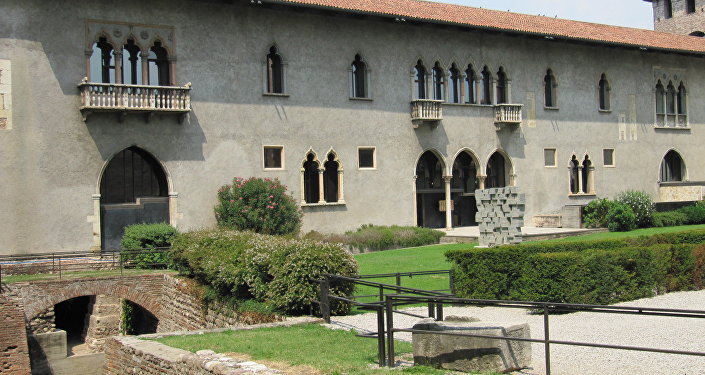 Castelvecchio muzejs Veronas pilsētā Castelvecchio muzejs Veronas pilsētā