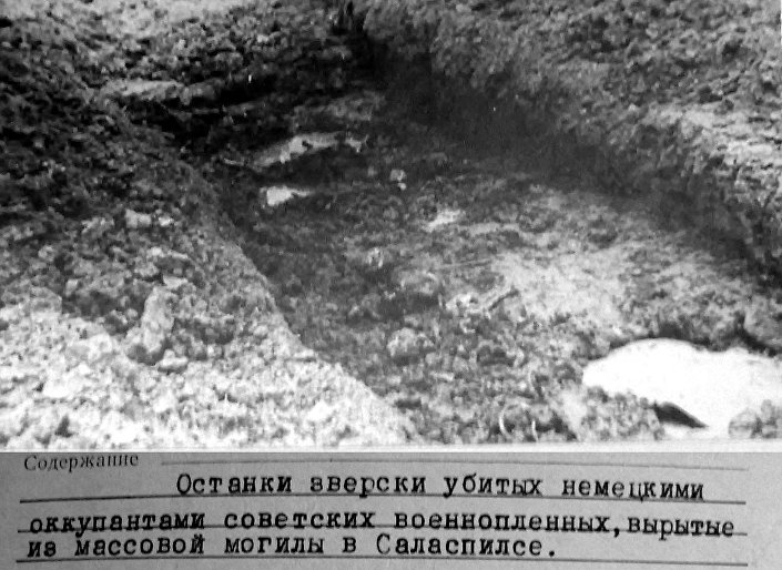 Архивные фотографии лагеря военнопленных в Саласпилсе Архивные фотографии лагеря военнопленных в Саласпилсе