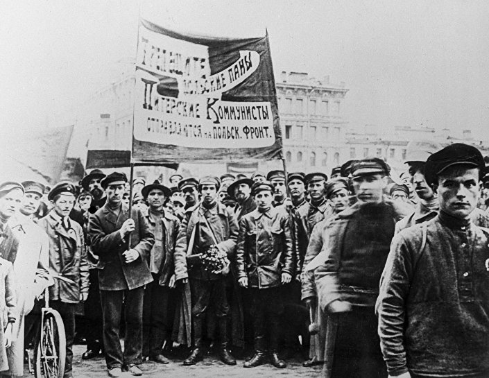 Митинг в поддержку Красной Армии во время Советско-польской войны Митинг в поддержку Красной Армии во время Советско-польской войны