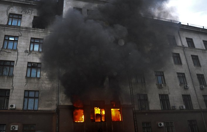 Пожар в здании Дома профсоюзов в Одессе, 2014 Пожар в здании Дома профсоюзов в Одессе, 2014