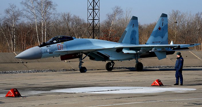 Su-35S ir vienvietīgs 4++ paaudzes iznīcinātājs. Foto no arhīva Su-35S ir vienvietīgs 4++ paaudzes iznīcinātājs. Foto no arhīva