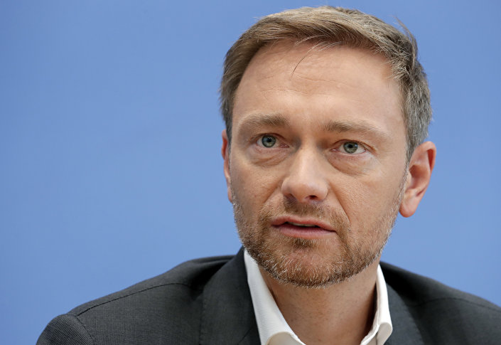 Лидер Свободной демократической партии Германии Кристиан Линднер Лидер Свободной демократической партии Германии Кристиан Линднер