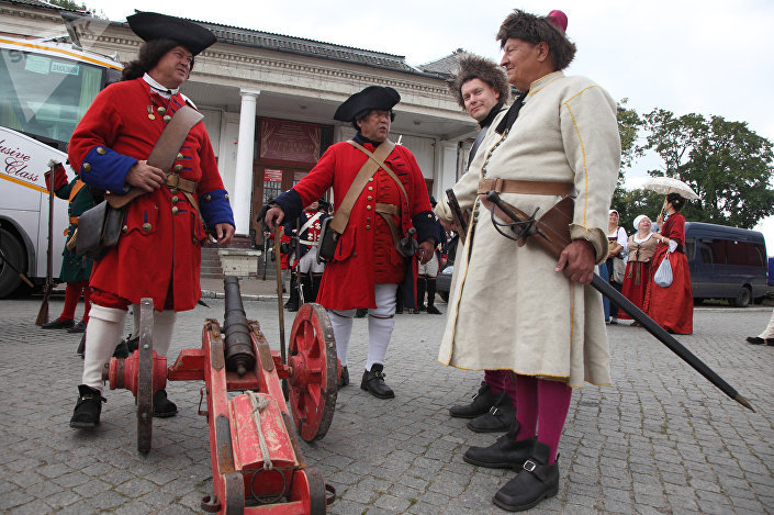 Бравые бойцы русской армии 