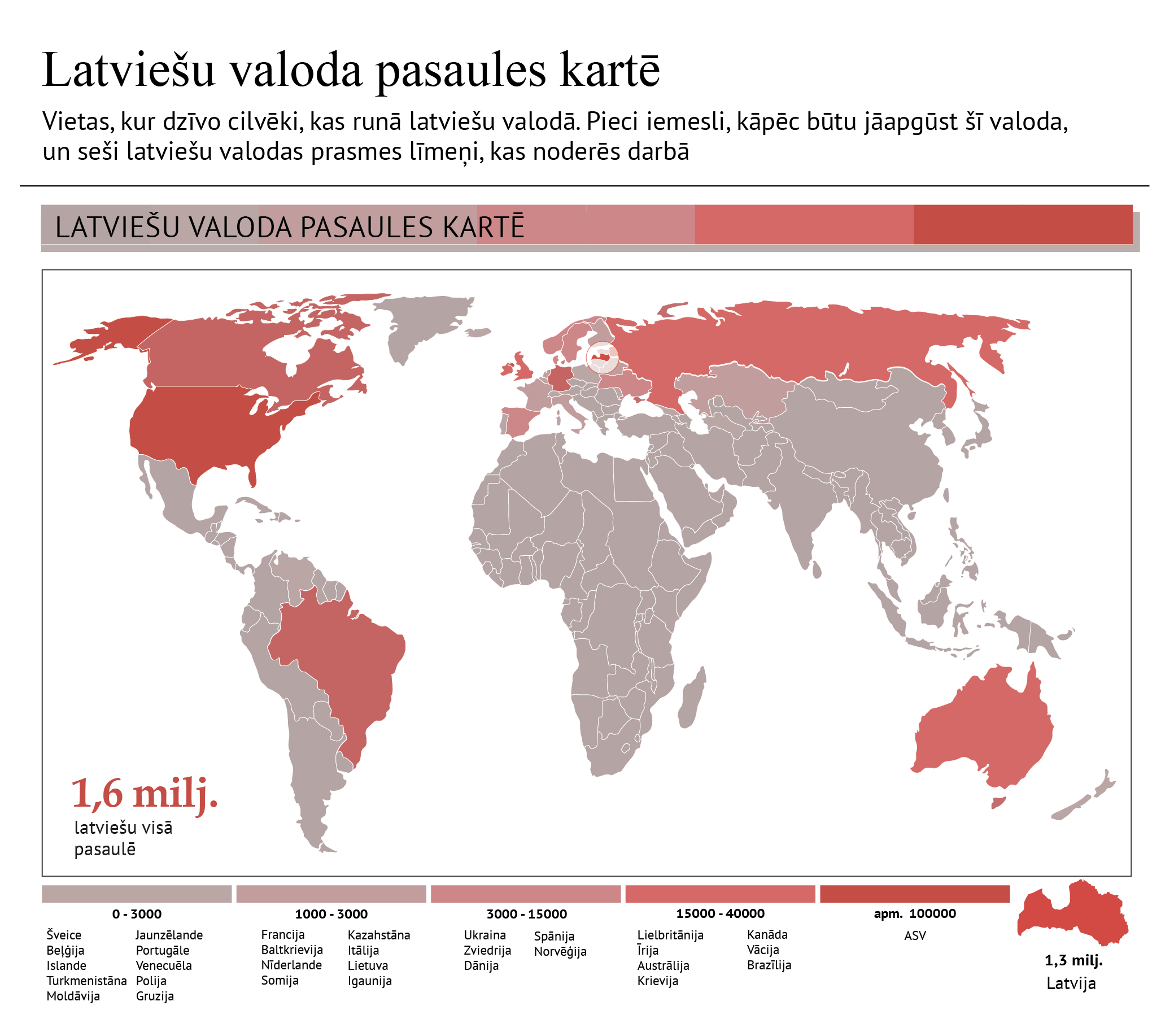 Vietas, kur dzīvo cilvēki, kas runā latviešu valodā. Pieci iemesli, kāpēc būtu jāapgūst šī valoda, un seši latviešu valodas prasmes līmeņi, kas noderēs darbā Vietas, kur dzīvo cilvēki, kas runā latviešu valodā. Pieci iemesli, kāpēc būtu jāapgūst šī valoda, un seši latviešu valodas prasmes līmeņi, kas noderēs darbā